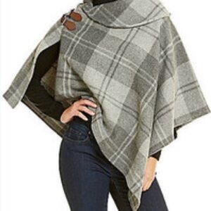 Lauren Ralph Lauren Plaid Poncho
